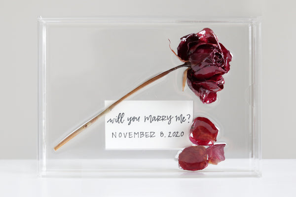 LOCAL PICKUP ONLY- Custom Floral Preservation Box 5x7