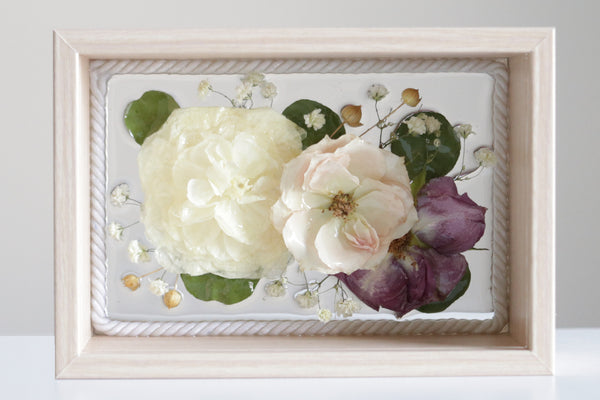 LOCAL PICKUP ONLY- Custom Framed Floral Preservation Box 8x12