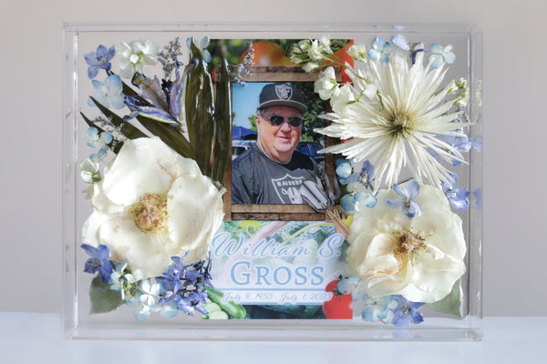 LOCAL PICKUP ONLY- Custom Floral Preservation Box 9x12