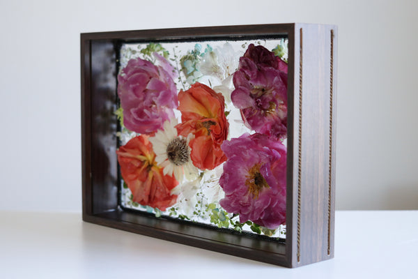 LOCAL PICKUP ONLY- Custom Framed Floral Preservation Box 8x12