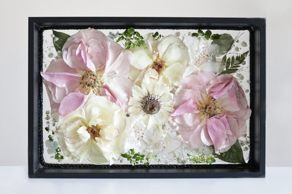 LOCAL PICKUP ONLY- Custom Framed Floral Preservation Box 8x12