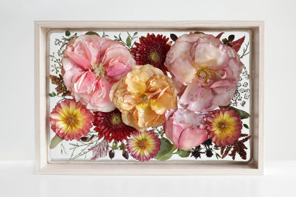 LOCAL PICKUP ONLY- Custom Framed Floral Preservation Box 8x12