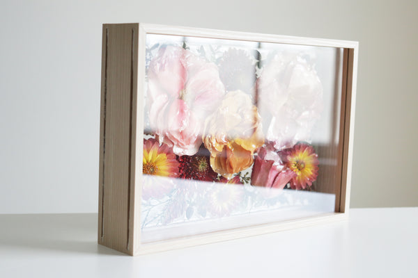 LOCAL PICKUP ONLY- Custom Framed Floral Preservation Box 8x12
