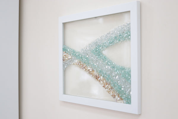 Coordinating Abstract Resin Art Combo, Each 12.5x15.5