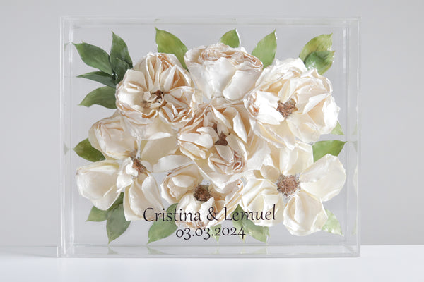 LOCAL PICKUP ONLY- Vinyl Decal Add-On Option (Custom Floral Preservation Box)