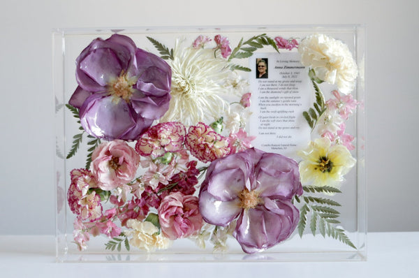 LOCAL PICKUP ONLY- Custom Floral Preservation Box 9x12