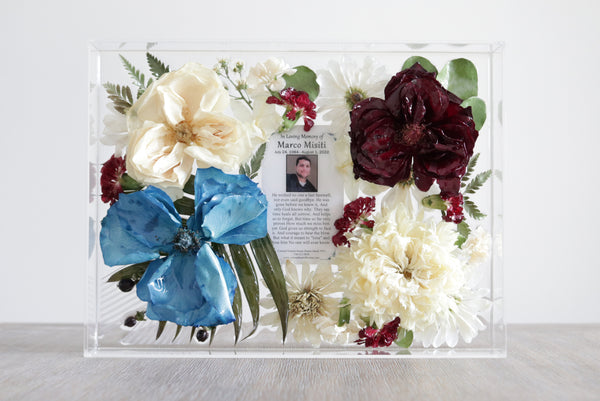LOCAL PICKUP ONLY- Custom Floral Preservation Box 9x12