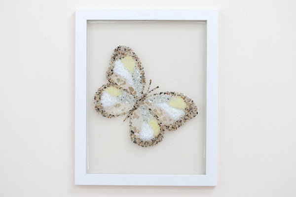 Butterfly Glass Resin Art, 15.5x12.5