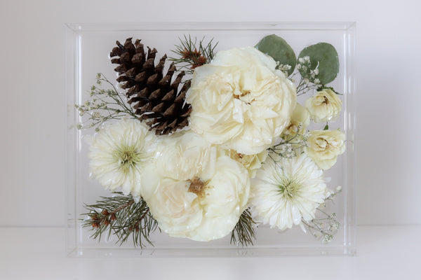 LOCAL PICKUP ONLY- Custom Floral Preservation Box 8x10