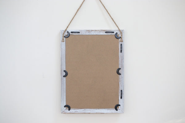 Sea Glass Coastal Farmhouse Mirror, 12x16