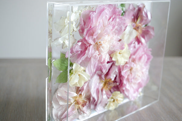 LOCAL PICKUP ONLY- Custom Floral Preservation Box 8x10