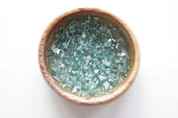 Wooden Ring Dish- Turquoise