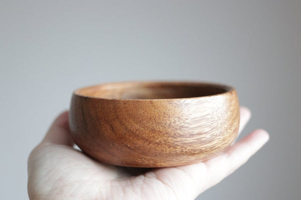 Wooden Ring Dish- Turquoise and Light Blue