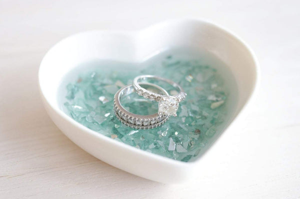 Ceramic Ring Dish- Heart