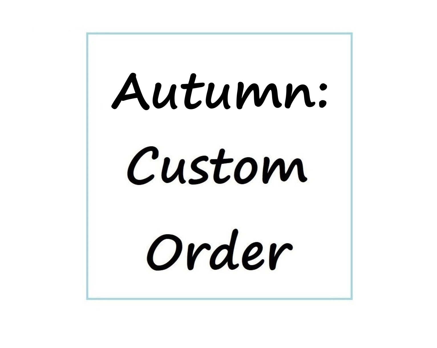 Autumn Custom Necklace