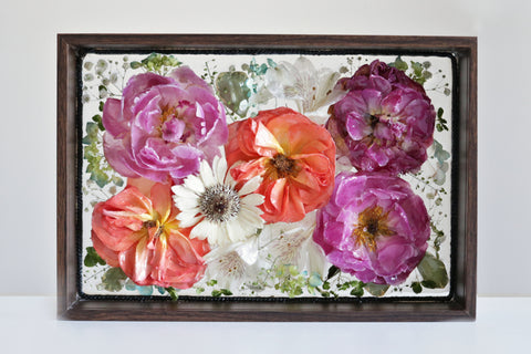 LOCAL PICKUP ONLY- Custom Framed Floral Preservation Box 8x12