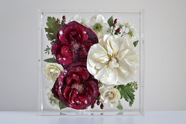 LOCAL PICKUP ONLY- Custom Floral Preservation Box 8x8