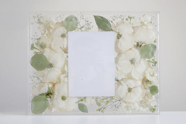 LOCAL PICKUP ONLY- Custom Floral Preservation Box 11x14 (With Wedding Invite)