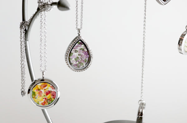 LOCAL PICKUP ONLY- Custom Floral Preservation Pendant Necklace