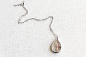 LOCAL PICKUP ONLY- Custom Floral Preservation Pendant Necklace