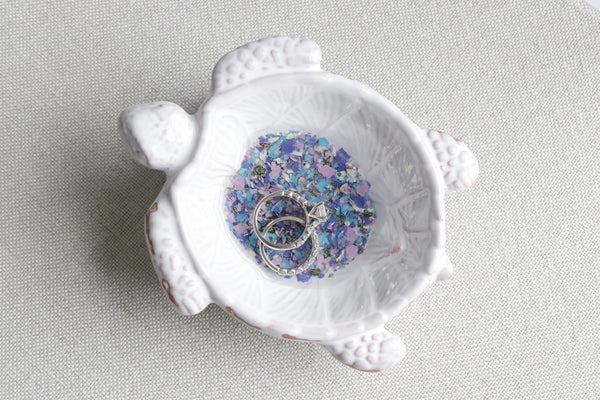 LOCAL PICKUP ONLY- Custom Floral Preservation Ring Dish
