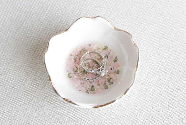 LOCAL PICKUP ONLY- Custom Floral Preservation Ring Dish