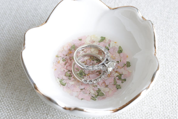 LOCAL PICKUP ONLY- Custom Floral Preservation Ring Dish