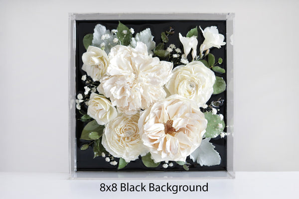 LOCAL PICKUP ONLY- Custom Floral Preservation Box 8x10