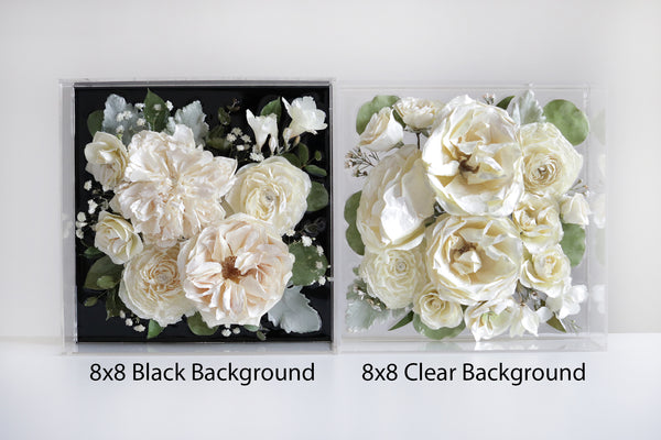 LOCAL PICKUP ONLY- Custom Floral Preservation Box 8x10
