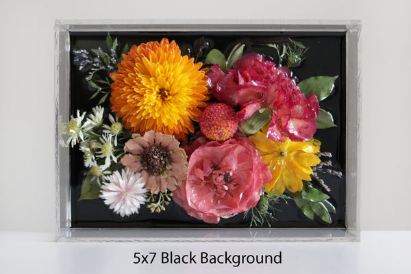 LOCAL PICKUP ONLY- Custom Floral Preservation Box 8x10