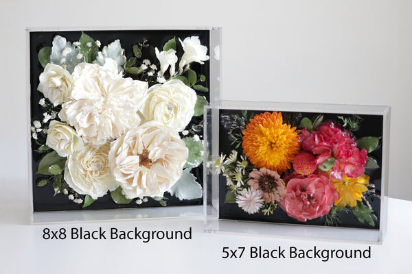 LOCAL PICKUP ONLY- Custom Floral Preservation Box 8x10