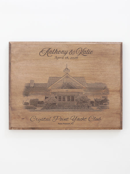 Custom Engraved Venue Plaque