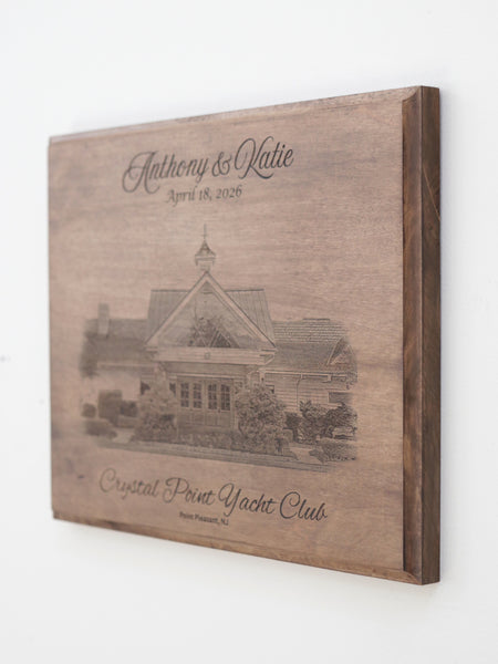 Custom Engraved Venue Plaque
