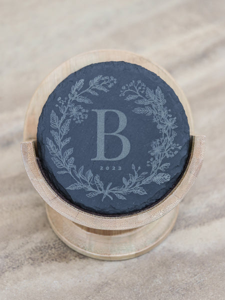 Custom Engraved Slate Coasters