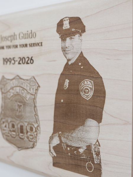 Custom Engraved Police Plaque