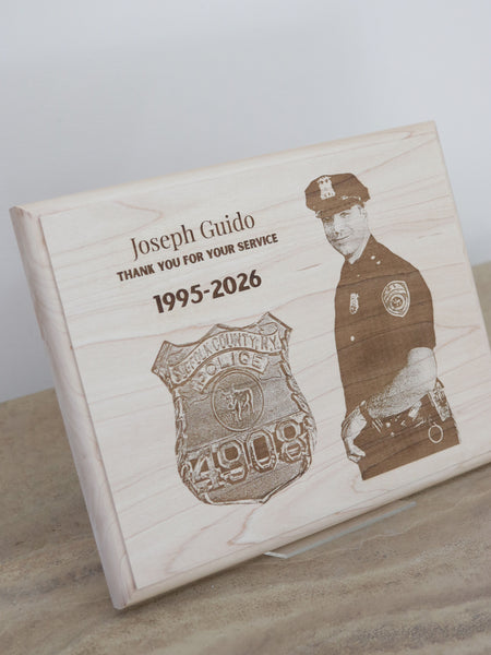 Custom Engraved Police Plaque
