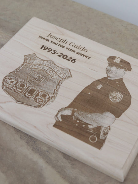 Custom Engraved Police Plaque