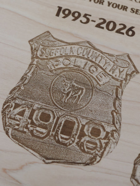 Custom Engraved Police Plaque