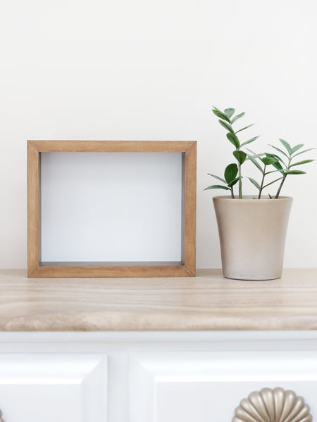 Handmade Wooden Shadow Box- 8x10