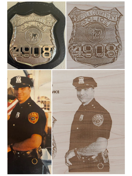 Custom Engraved Police Plaque