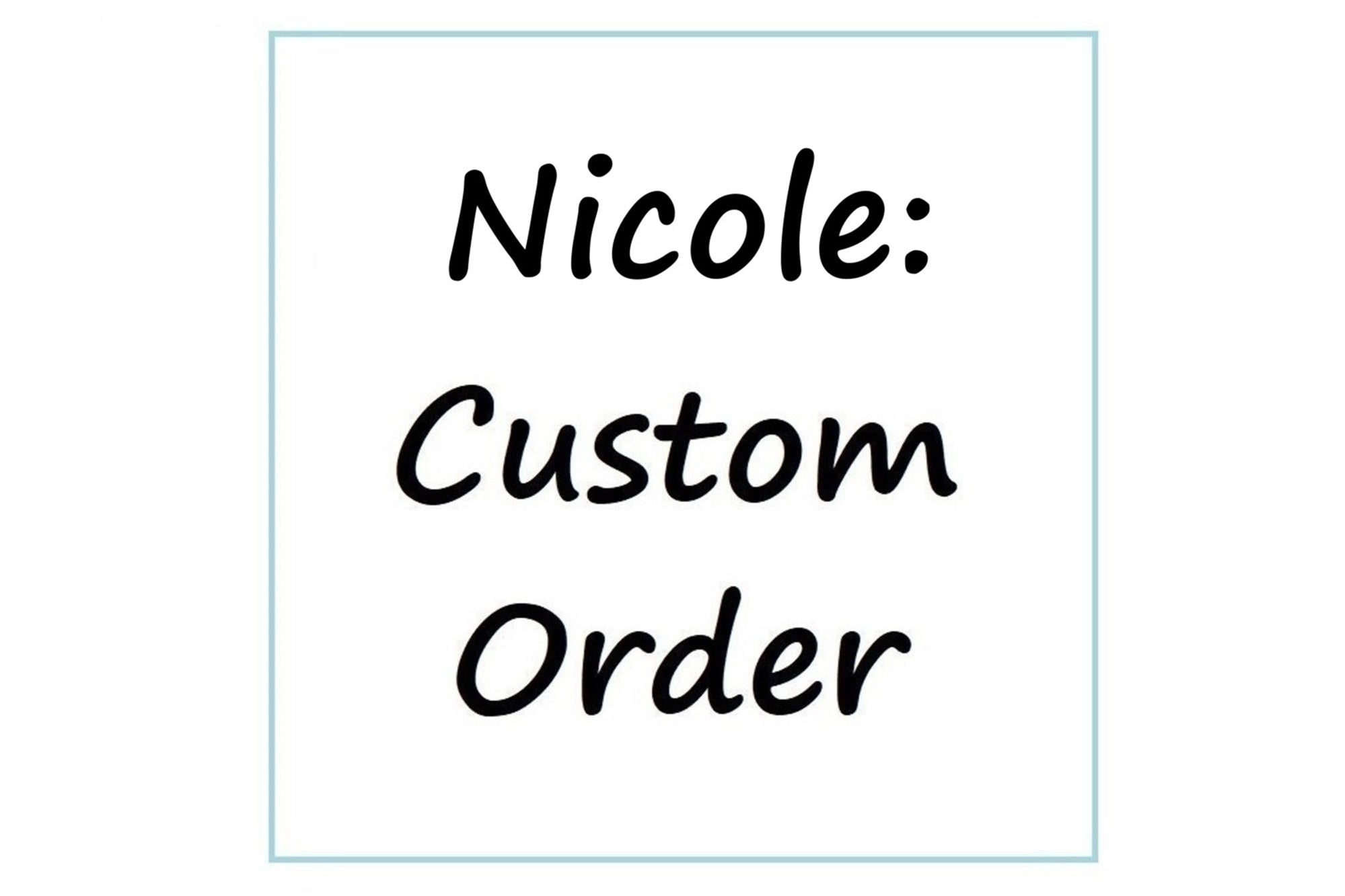 Custom Floral Preservation (Nicole)
