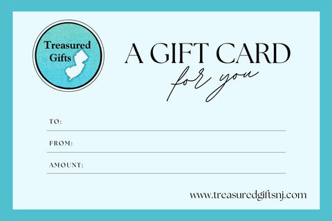 Treasured Gifts NJ Gift Card