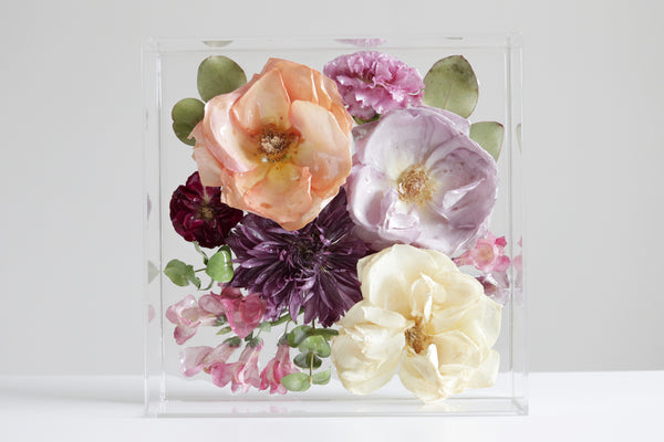 LOCAL PICKUP ONLY- Custom Floral Preservation Box 8x8