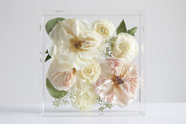 LOCAL PICKUP ONLY- Custom Floral Preservation Box 8x8