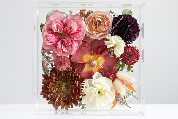 LOCAL PICKUP ONLY- Custom Floral Preservation Box 8x8