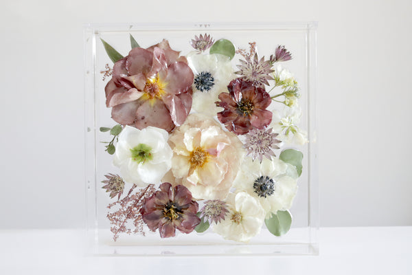 LOCAL PICKUP ONLY- Custom Floral Preservation Box 8x8