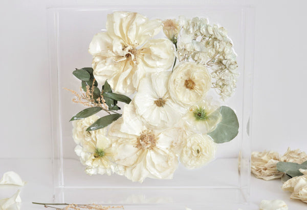 LOCAL PICKUP ONLY- Custom Floral Preservation Box 8x8