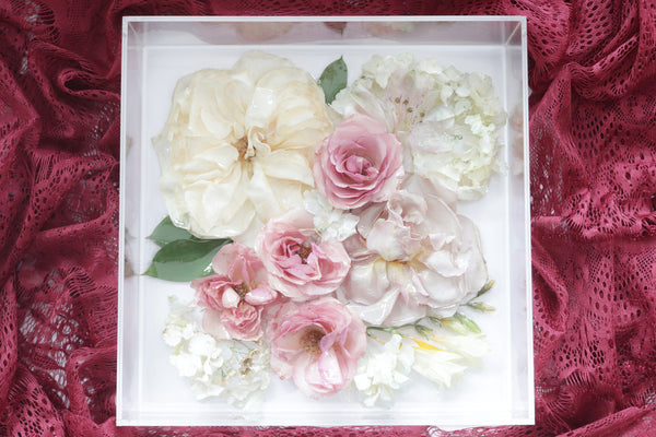 LOCAL PICKUP ONLY- Custom Floral Preservation Box 8x8