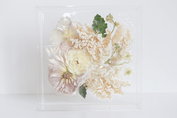 LOCAL PICKUP ONLY- Custom Floral Preservation Box 8x8