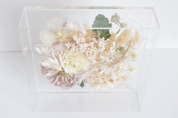 LOCAL PICKUP ONLY- Custom Floral Preservation Box 8x8